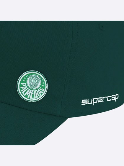 Boné Palmeiras Patch Verde Bordado SuperCap