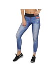 Calça Legging Athletic Jeans Live Azul