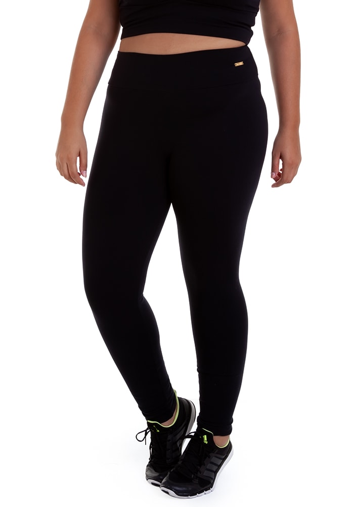 calça legging suplex plus size