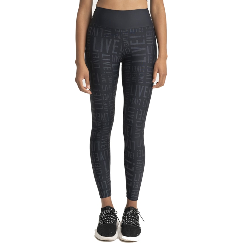 Calça Legging Essential Preta Live - Compre Agora