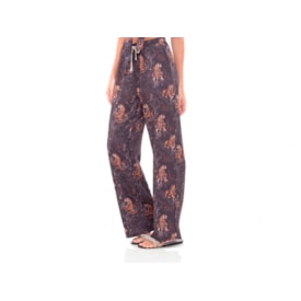 Calça Saída de Praia Manly Selva Preto