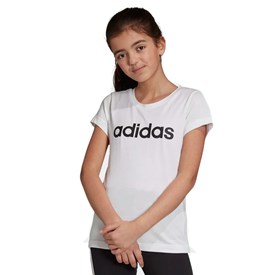 Camiseta Infantil  Adidas Lin Tee Branco