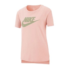 Camiseta Infantil Sportswear Nike Rosa