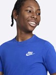 Camiseta Infantil Sportwear Futura Nike Azul