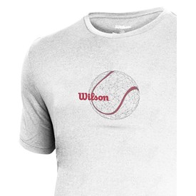 Camiseta Infantil Tennis Ball Wilson Branca