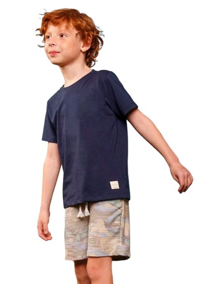 Camiseta Masculina Infantil Bugbee Malha Basic