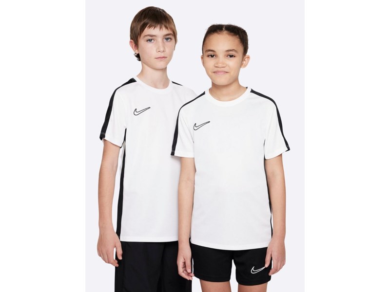 Camiseta Nike Dri-FIT Academy 23 Masculina - Branco/Preto
