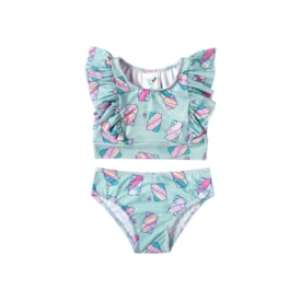 Conjunto Tip Top Infantil Marshmellow Verde Água
