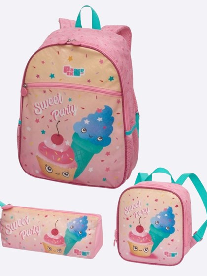 Kit Escolar Pack Me Sweer Party Pacific Rosa