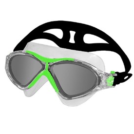 Óculos de Natação Adulto Speedo Swim Omega Mask Verde Fumê