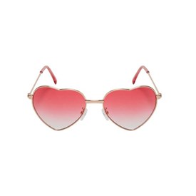 Óculos De Sol Infantil Coração Rosa