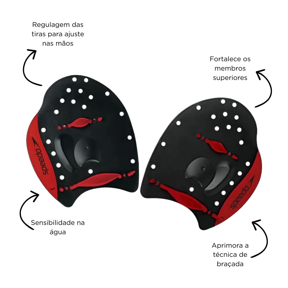 Palmar Luva Estação Proteção Power Paddle Speedo Original