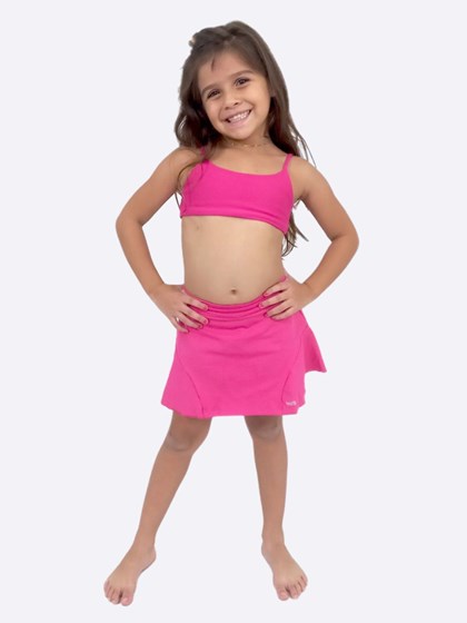 Produto Saia Shorts Infantil Light Best Fit Pink