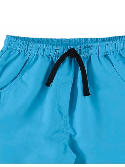 Shorts Infantil Tactel Boca Grande Azul
