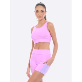 Shorts Manly Sakay Power Fit Rosa