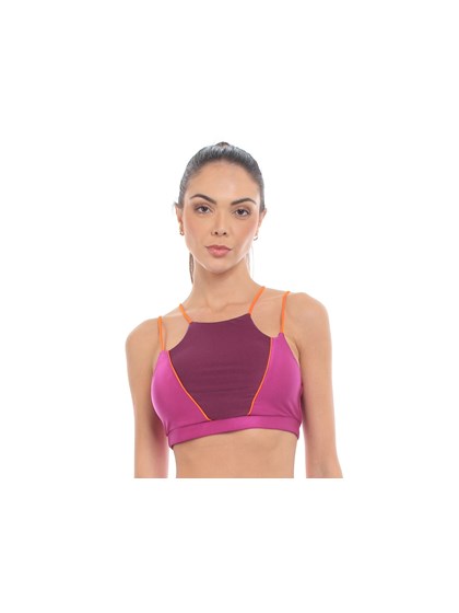 Top Manly Metalic Sports Roxo