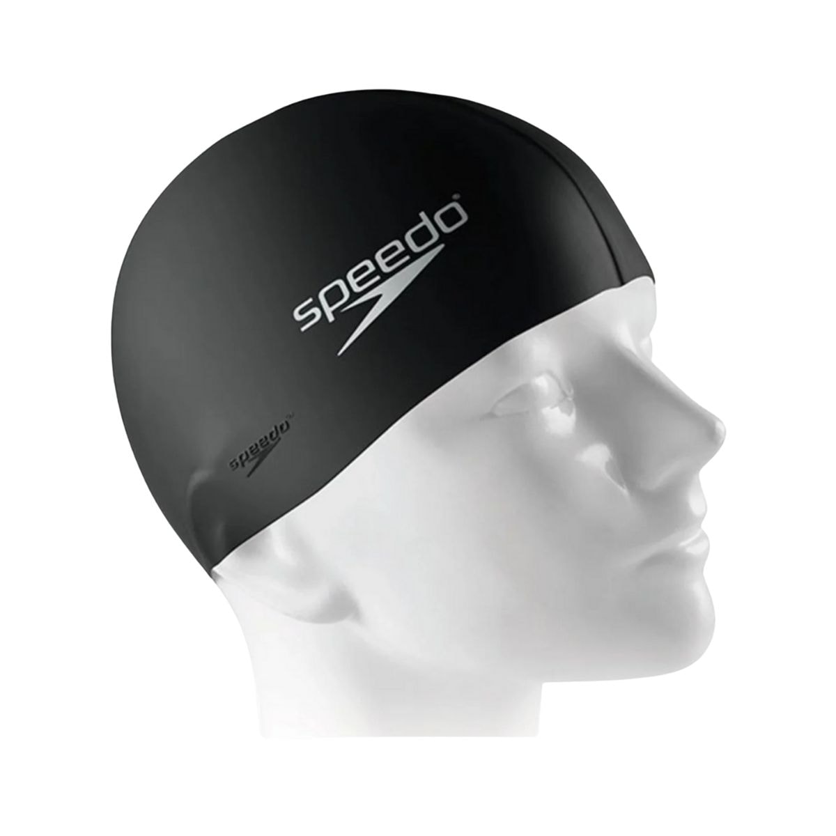 Touca De Natação Adulta Speedo Flat Swim Cap Preta